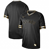 Astros Blank Black Gold Nike Cooperstown Collection Legend V Neck Jersey Dzhi,baseball caps,new era cap wholesale,wholesale hats